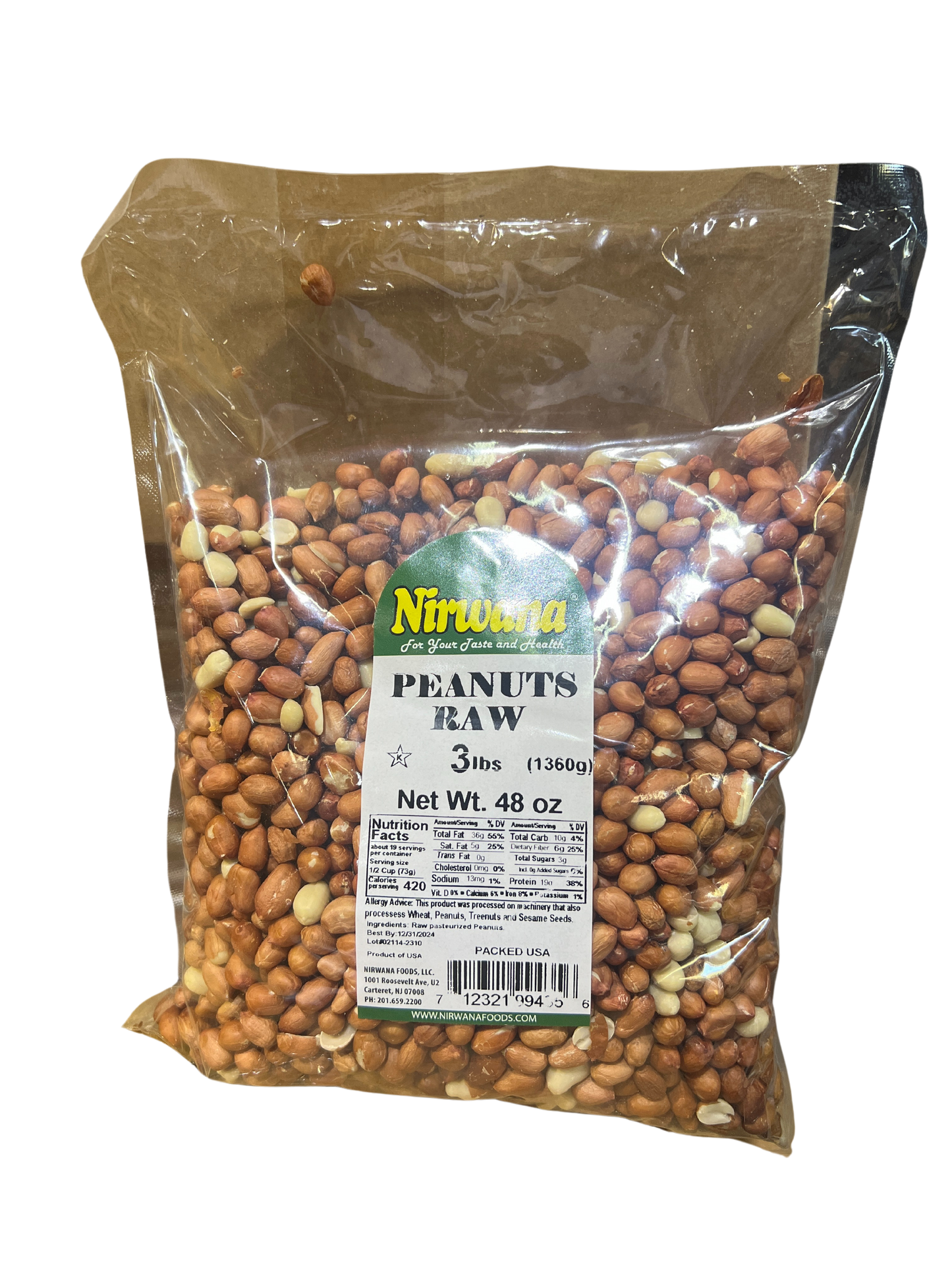 NIRWANA PEANUTS RAW
