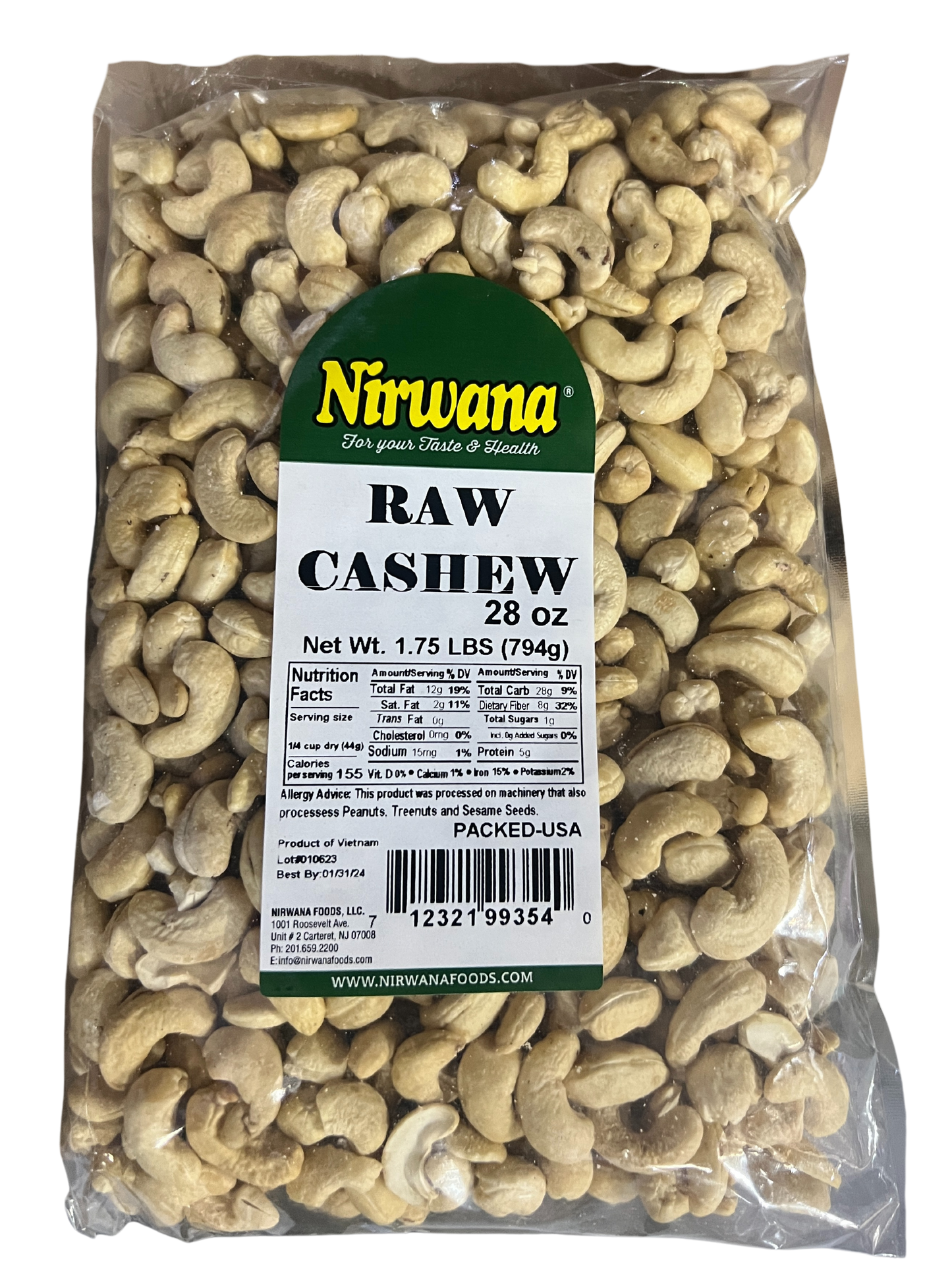 NIRWANA RAW CASHEW