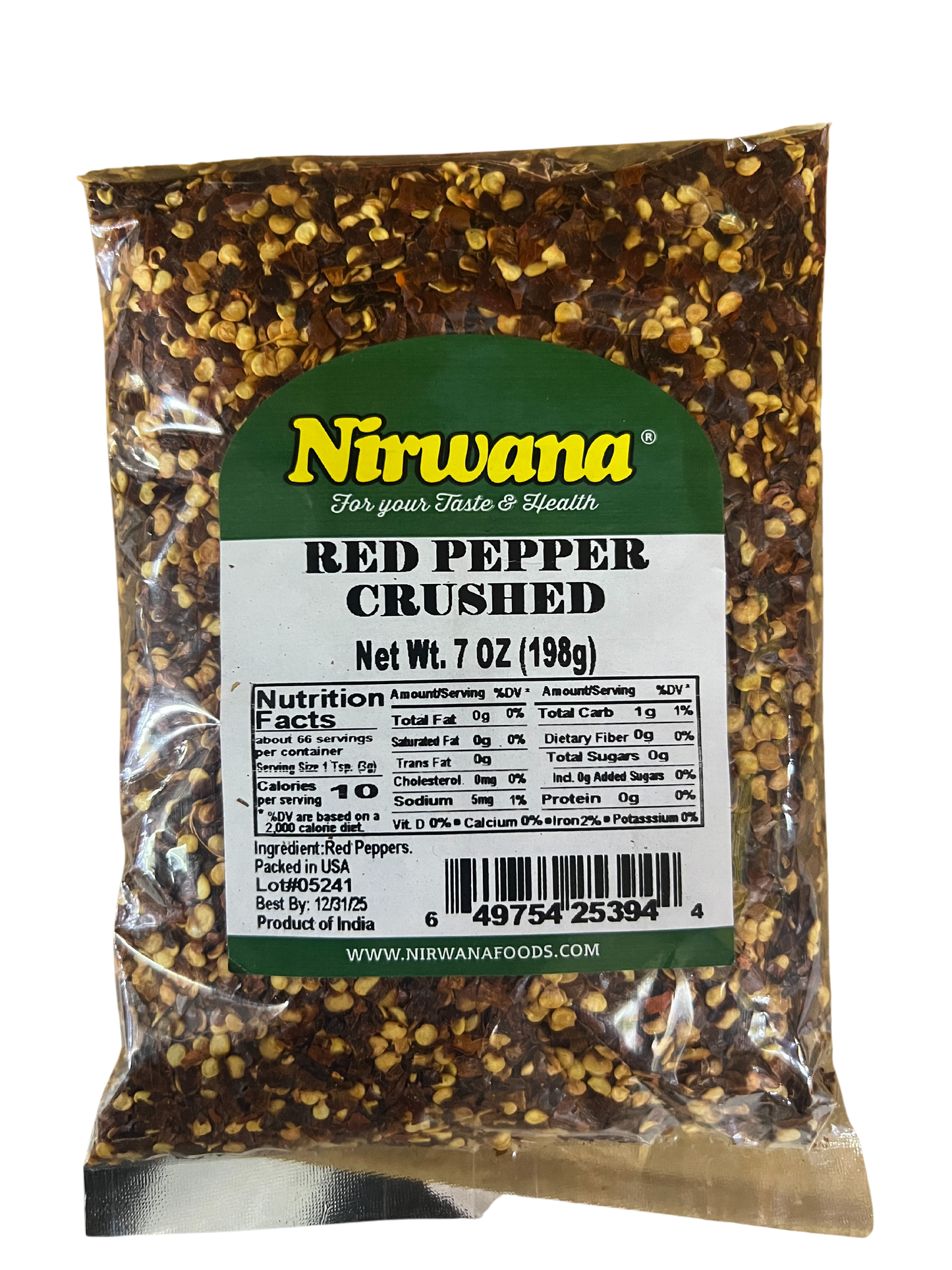 NIRWANA RED PEPPER CRUSHED