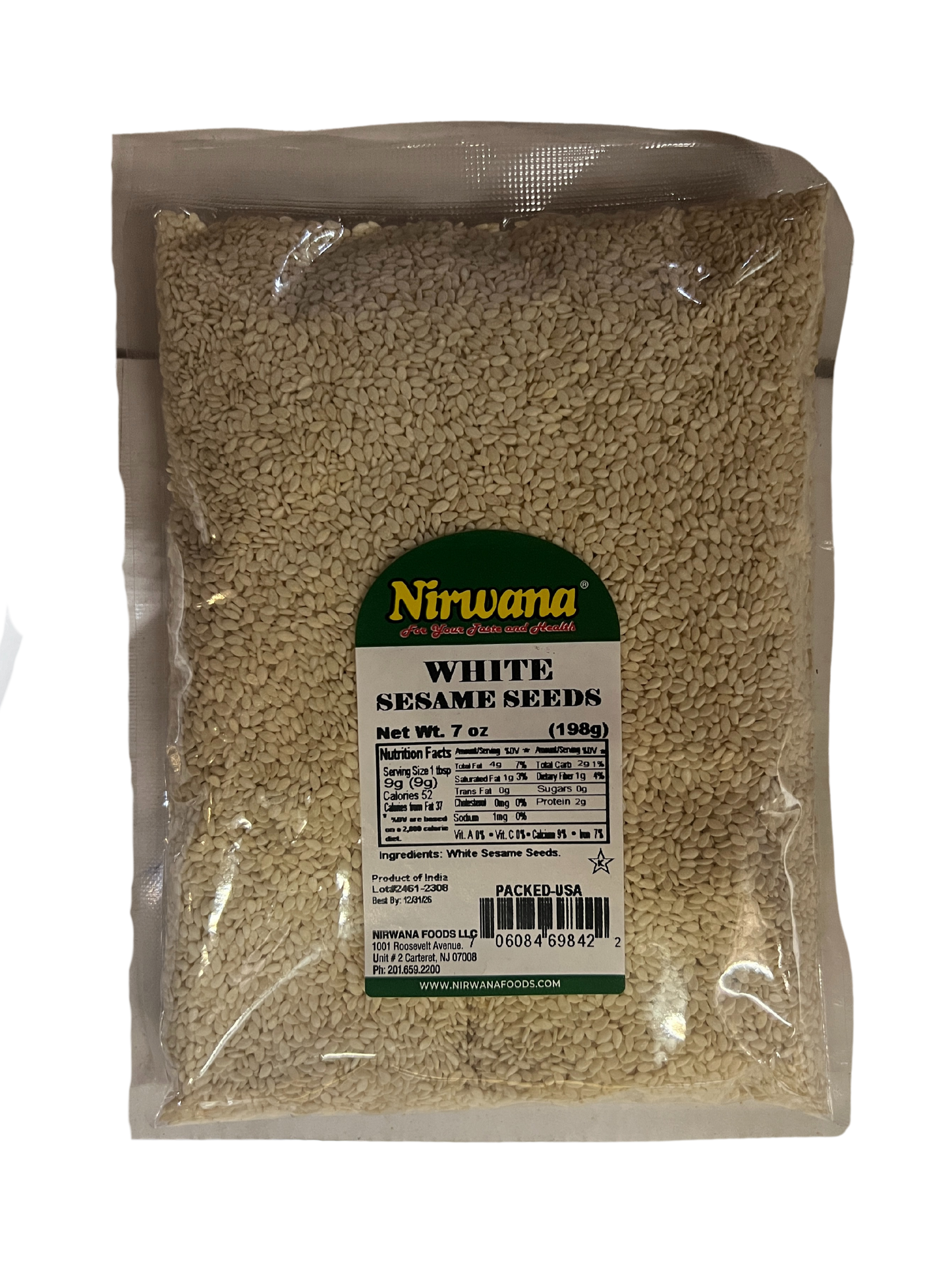 NIRWANA WHITE SESAME SEEDS
