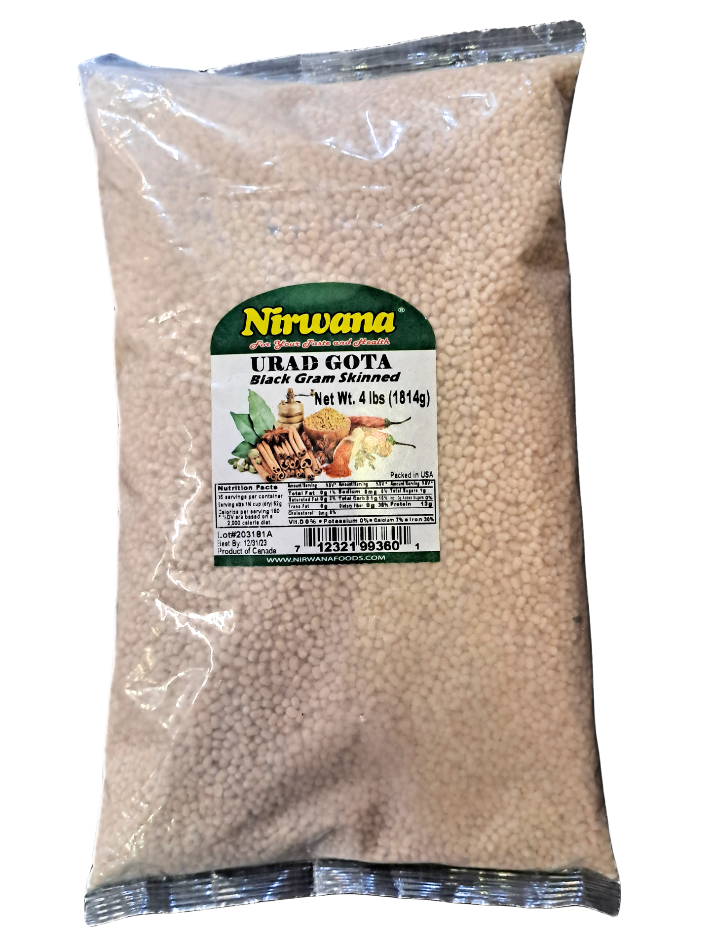 NIRWANA URAD GOTA (BLACK GRAM SKINNED)