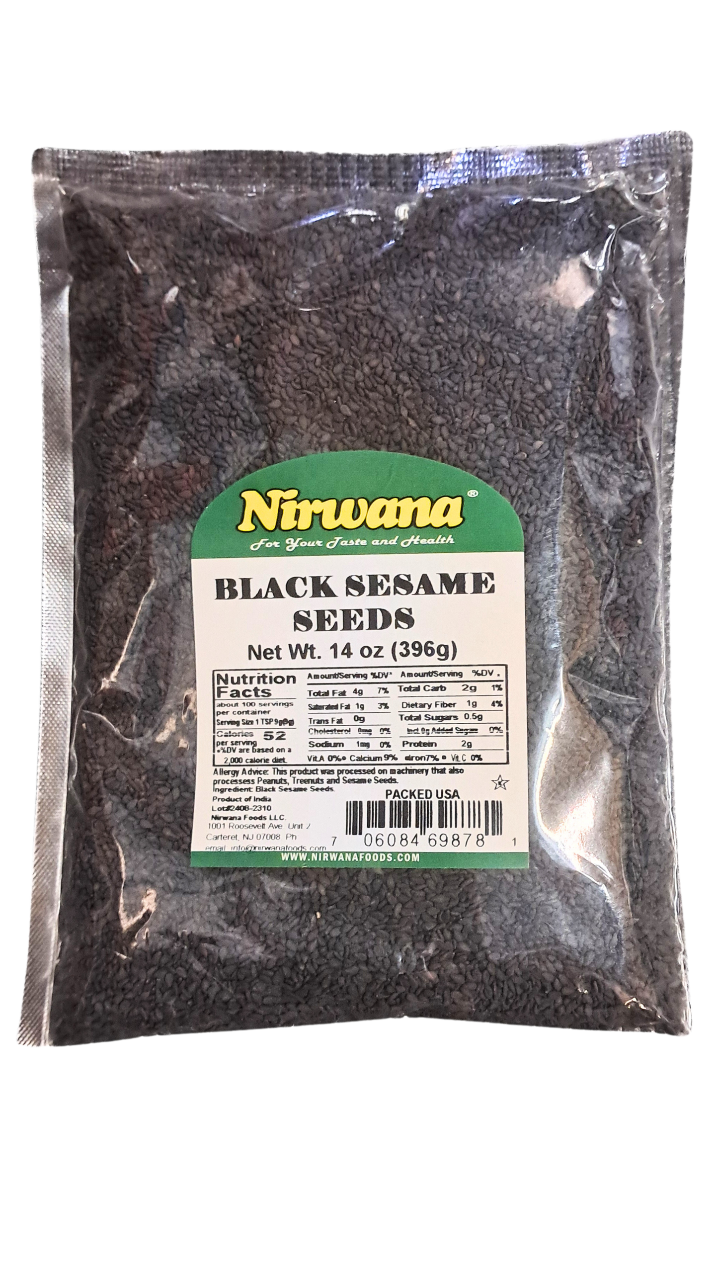 NIRWANA BLACK SESAME SEEDS