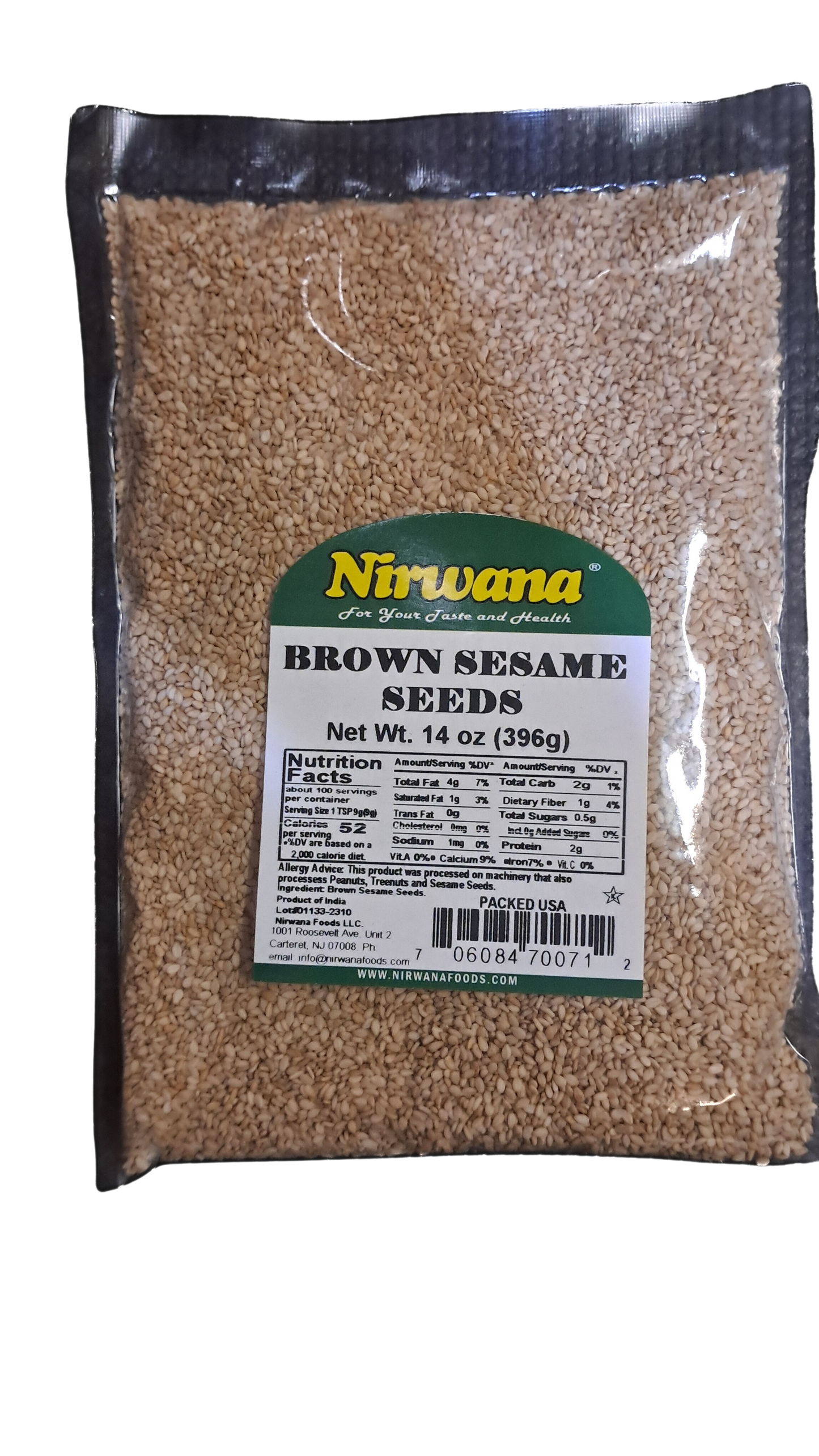 NIRWANA BROWN SESAME SEEDS