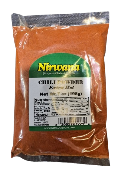 NIRWANA CHILI POWDER EXTRA HOT
