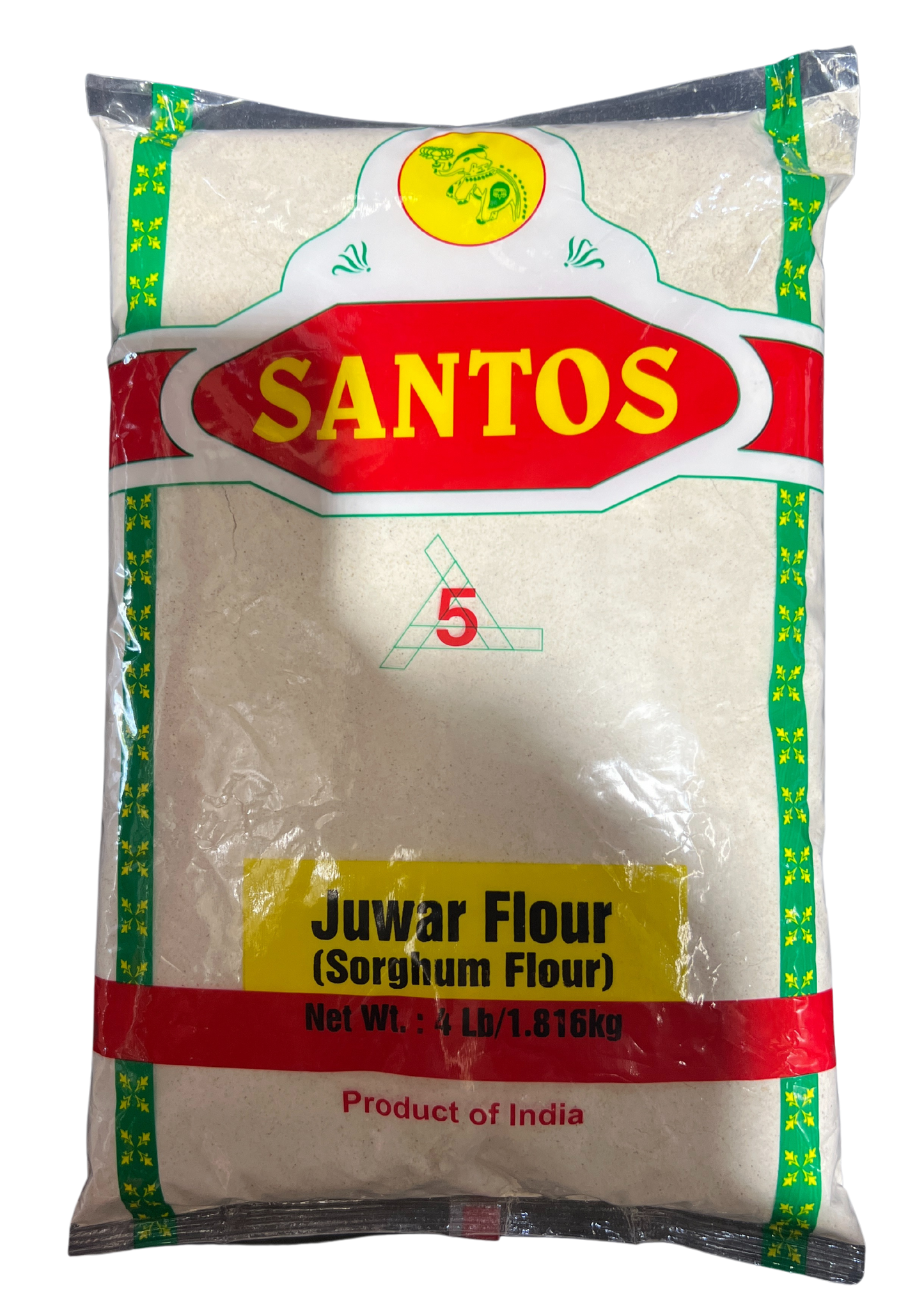 SANTOS JUWAR FLOUR (SORGHUM FLOUR) 4LB