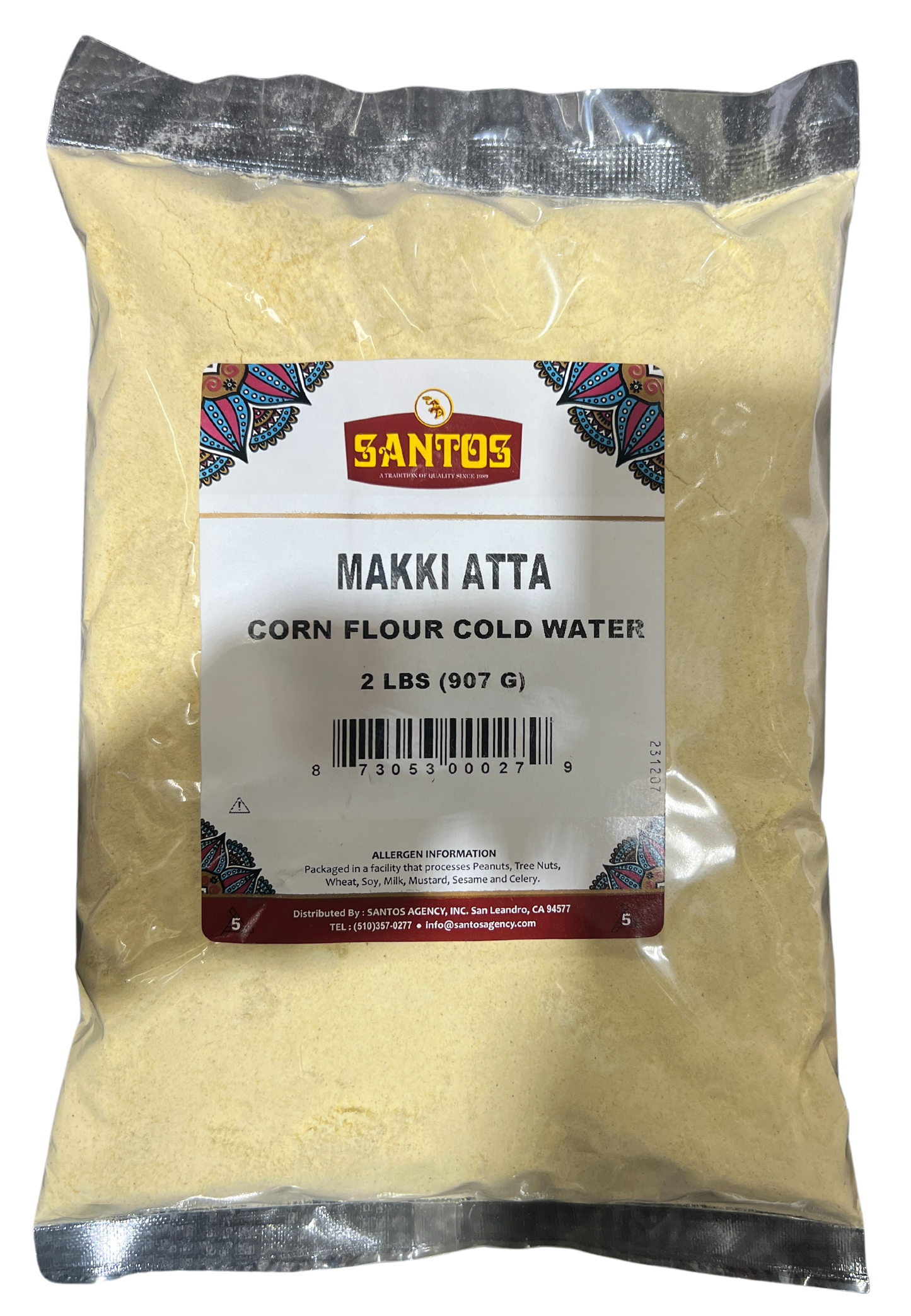 SANTOS MAKKI ATTA (CORN FLOUR COLD WATER)