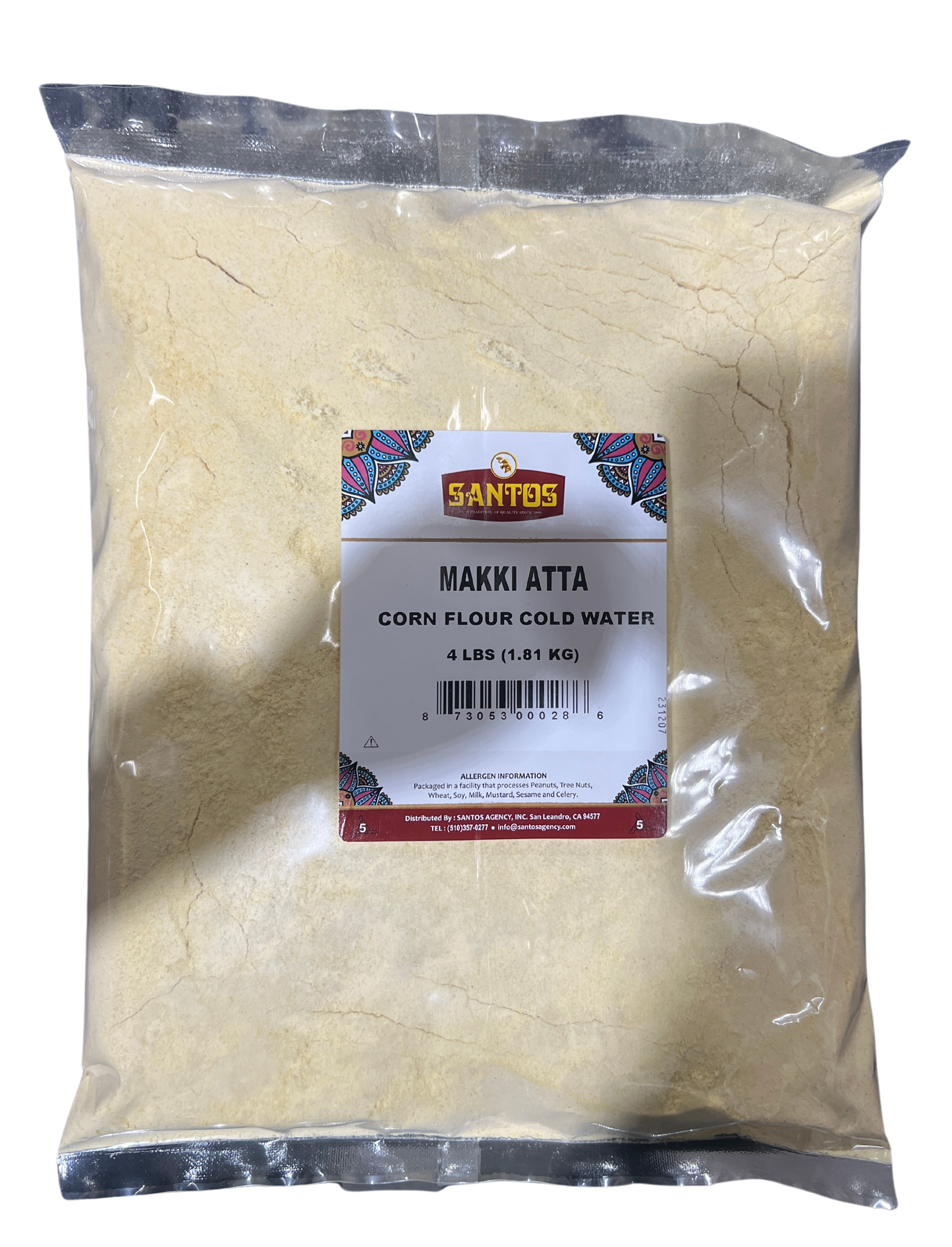 SANTOS MAKKI ATTA (CORN FLOUR COLD WATER)
