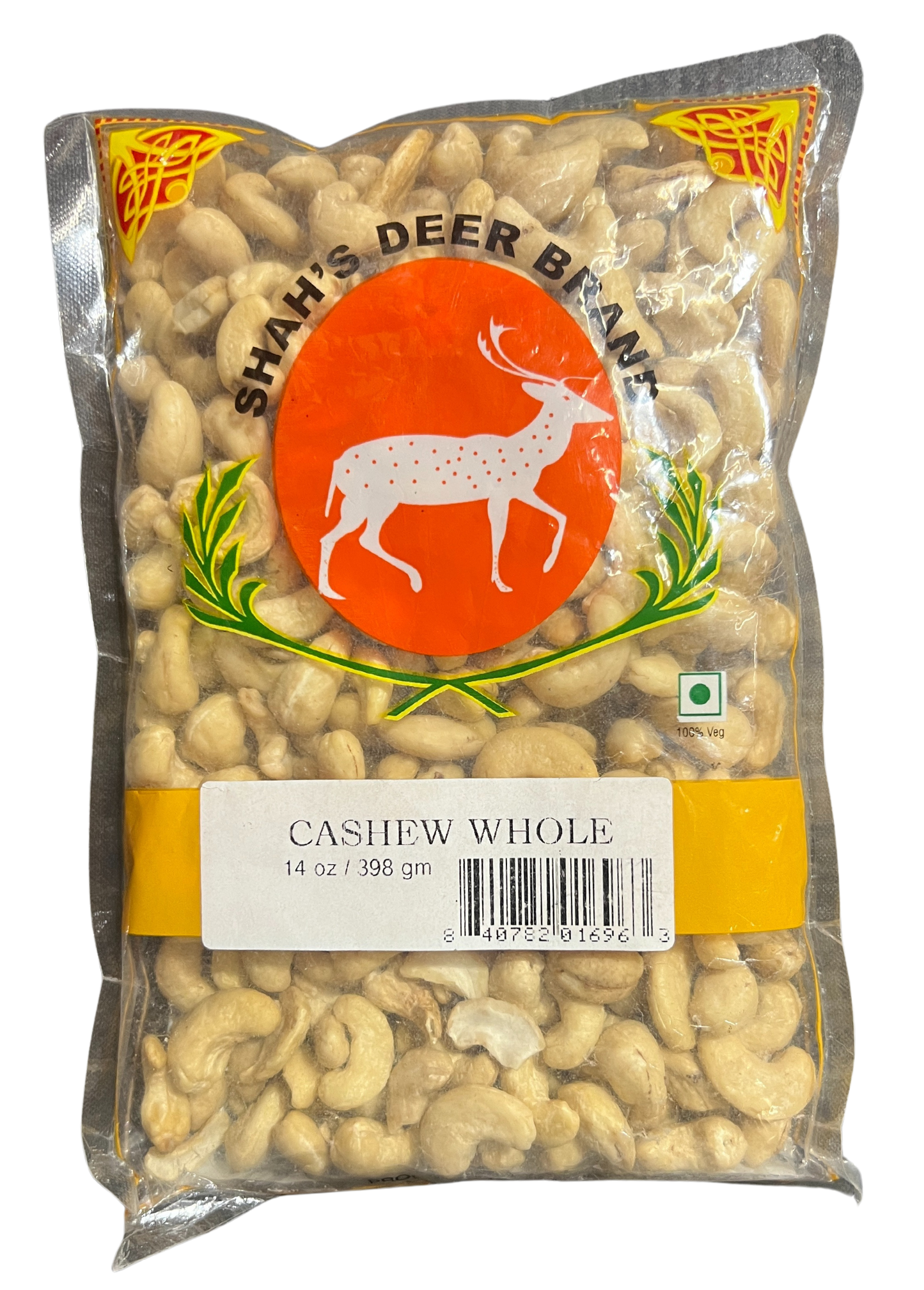 SHAH DEER CASHEW WHOLE 14oz