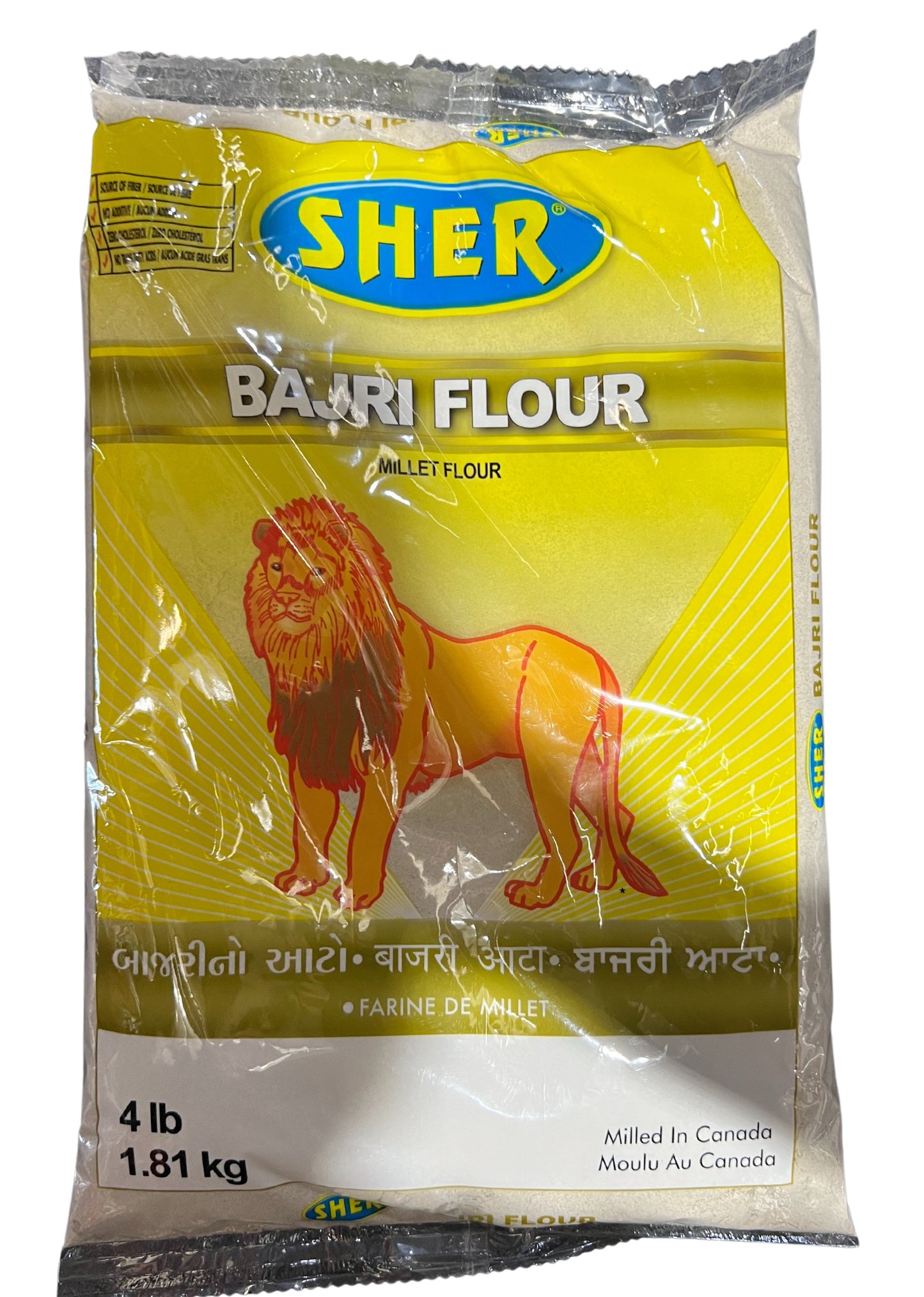 SHER BAJRI FLOUR (MILLET FLOUR) 4LB