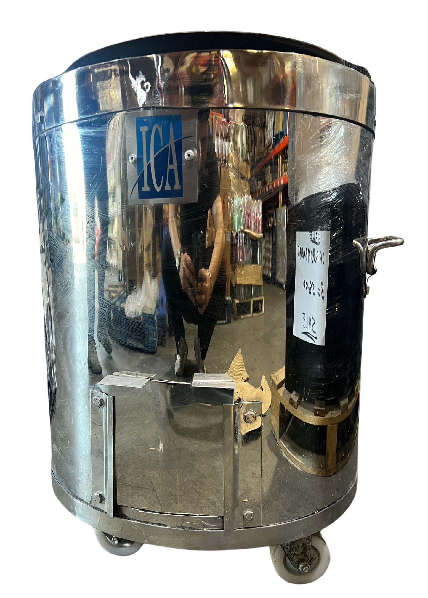 STAINLESS STEEL CATERING TANDOOR WITH 11" MOUTH 18*24