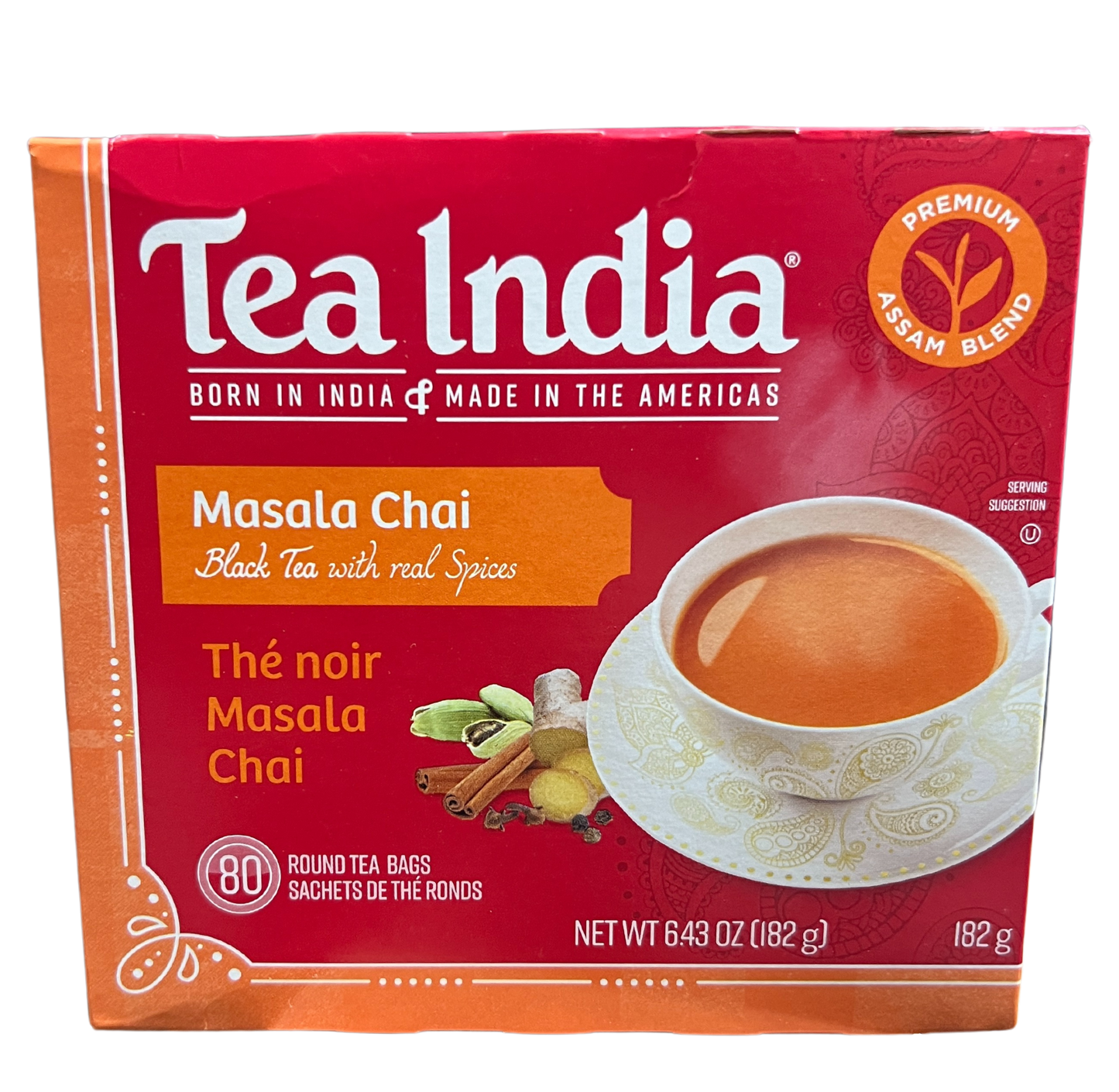 TEA INDIA MASALA CHAI 6.43oz / 182g