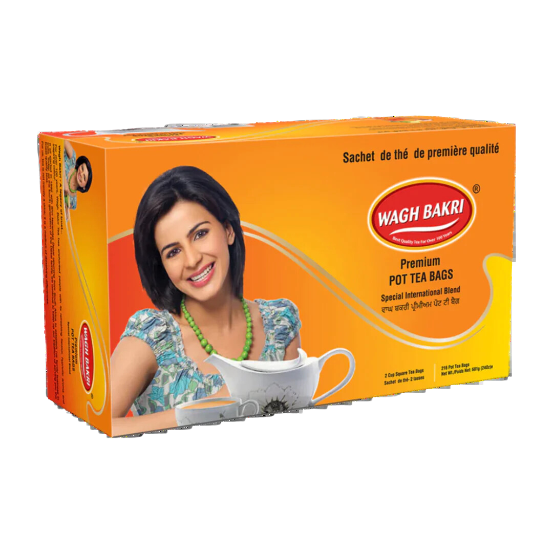 WAGH BAKRI POT TEA BAGS 681g