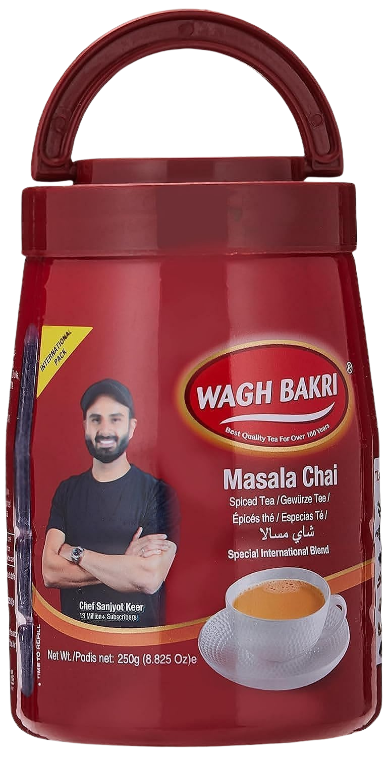 WAGH BAKRI MASALA CHAI 250g (JAR)