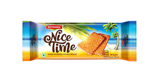 BRITANNIA NICE TIME COCONUT COOKIES