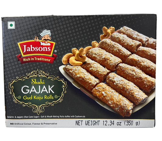 JABSONS SHAHI GAJAK GUD KAJU ROLLS